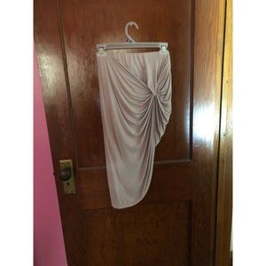 Stylish tan skirt, worn twice!